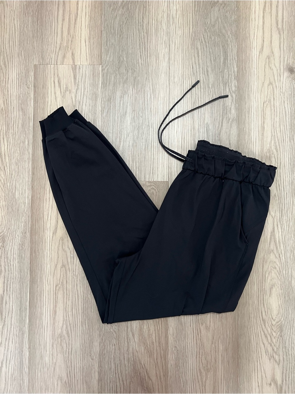 Lululemon Stretch High-Rise Jogger Full Length Black Size 12 W5DQDS